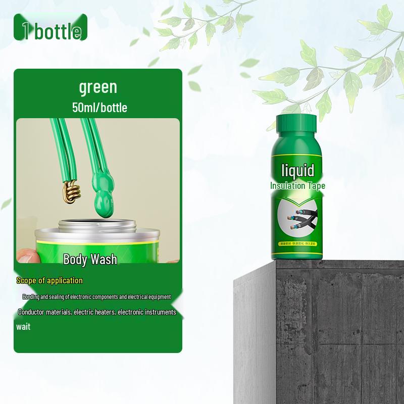 Electrician's Waterproof Liquid Insulating Cloth Tape - Black, Flame Retardant, Ideal for Wire Joints & Cables