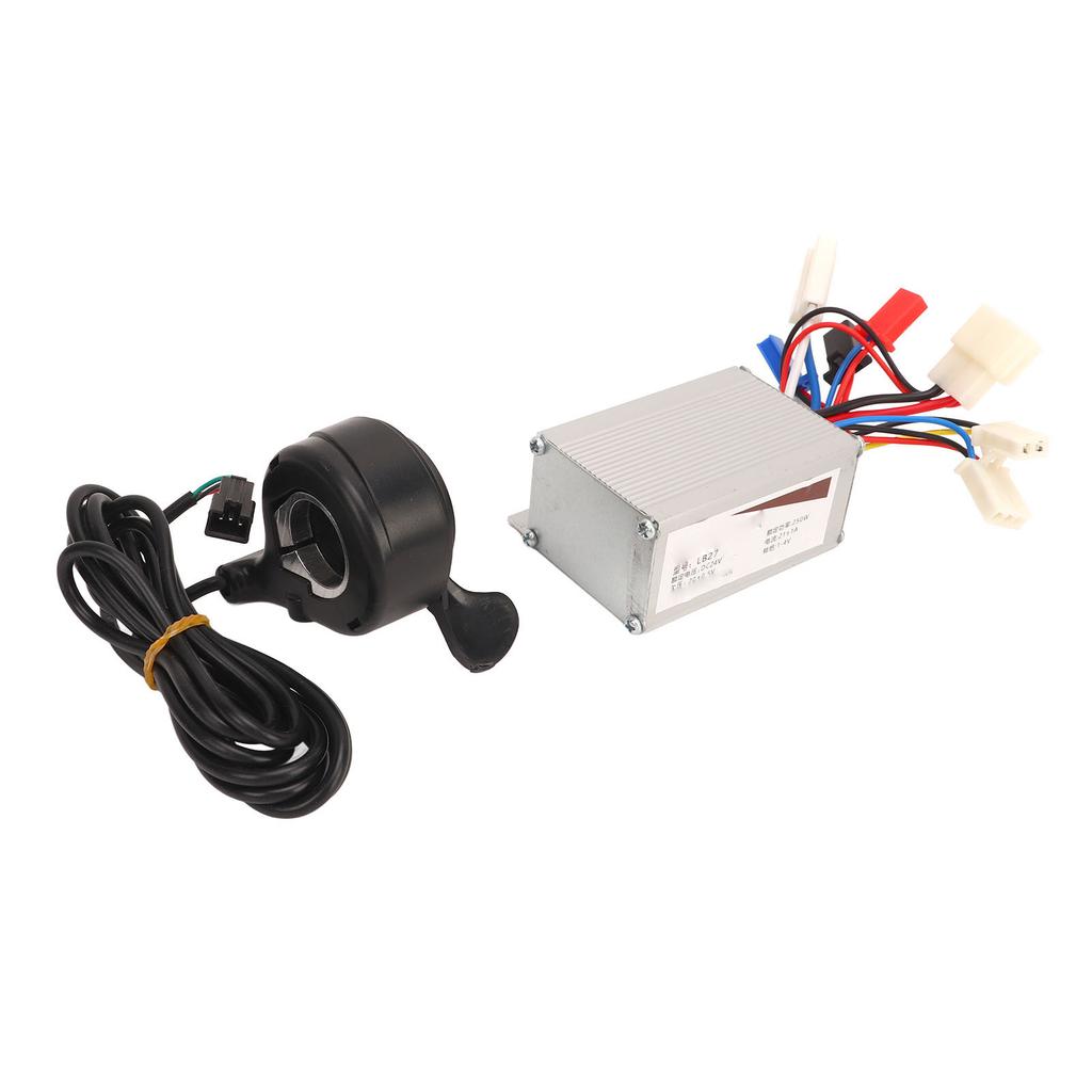 24V 250W Electric Bicycle Controller With Sensitive Speed Control Electric Thumb Throttle for