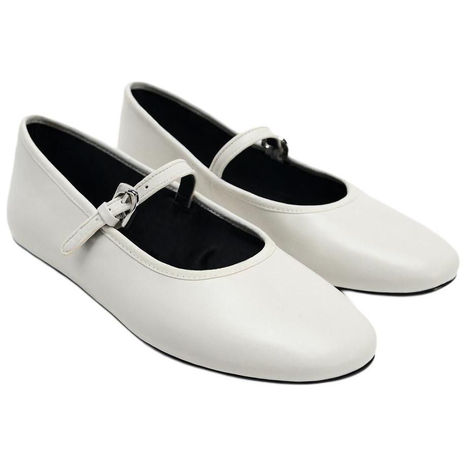 Zara Fashionable Casual Flats Women flats White 13527410