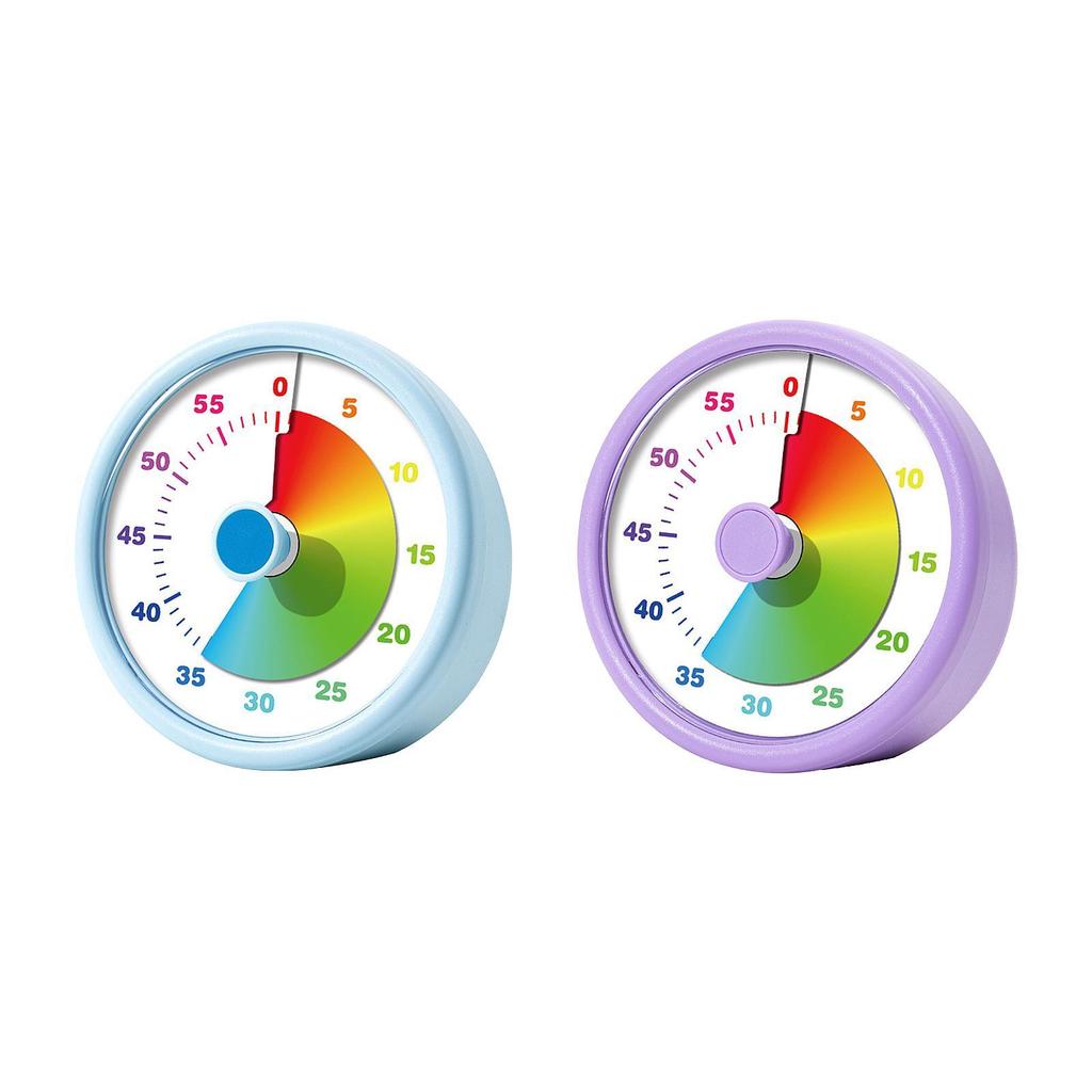 60 Minute Visual Timer,Study Time Management Nonslip Silent Countdown Clock for Classroom Housework Exercise Home Cooking