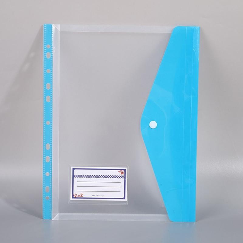 12 Stück A4 Aktenhüllen Klare Dokumententasche Dokumentenmappen mit 11 Löchern Papieraufbewahrungstasche Aktentasche Schulbürobedarf