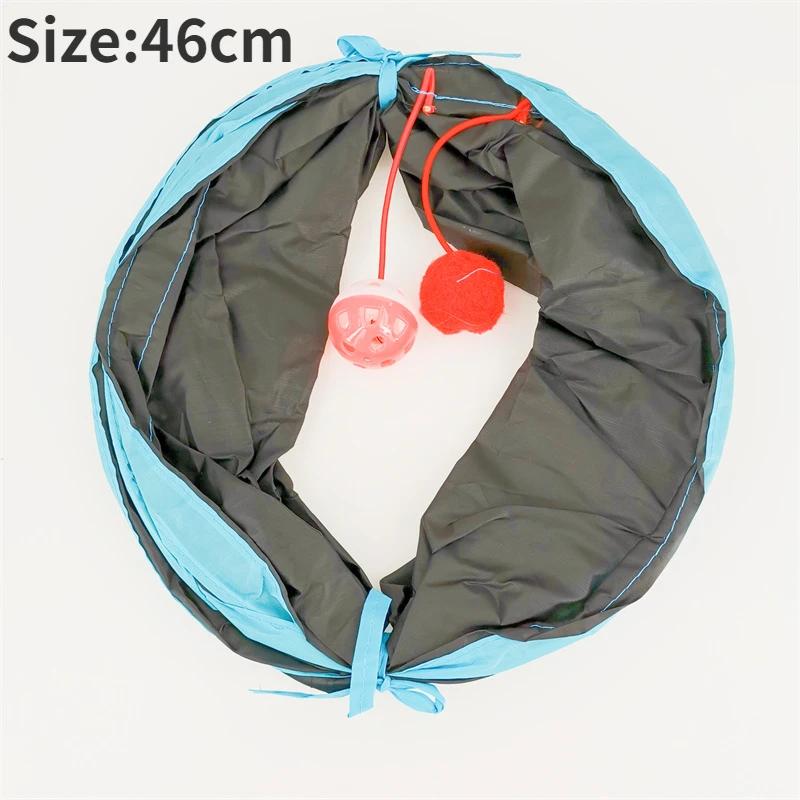 Cat Tunnel for Indoor Cats Collapsible Cat Toys Play Tube 3 Ways S Shape Cat Tunnel Grey Suede Pet Crinkle Tunnels for Cat