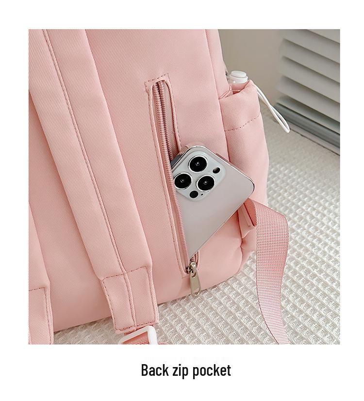 Mochila Transfronteiriça Leve e de Grande Capacidade para Estudantes - Ideal para Ensino Fundamental II, Ensino Médio e Faculdade.