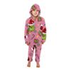 Christmas Print Family Matching Hooded Long Sleeved Zippered Jumpsuit Set