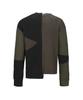 ADSB ANDERSSON BELL Patchwork Asymmetric Crewneck Sweater Atb1330M(Multi)
