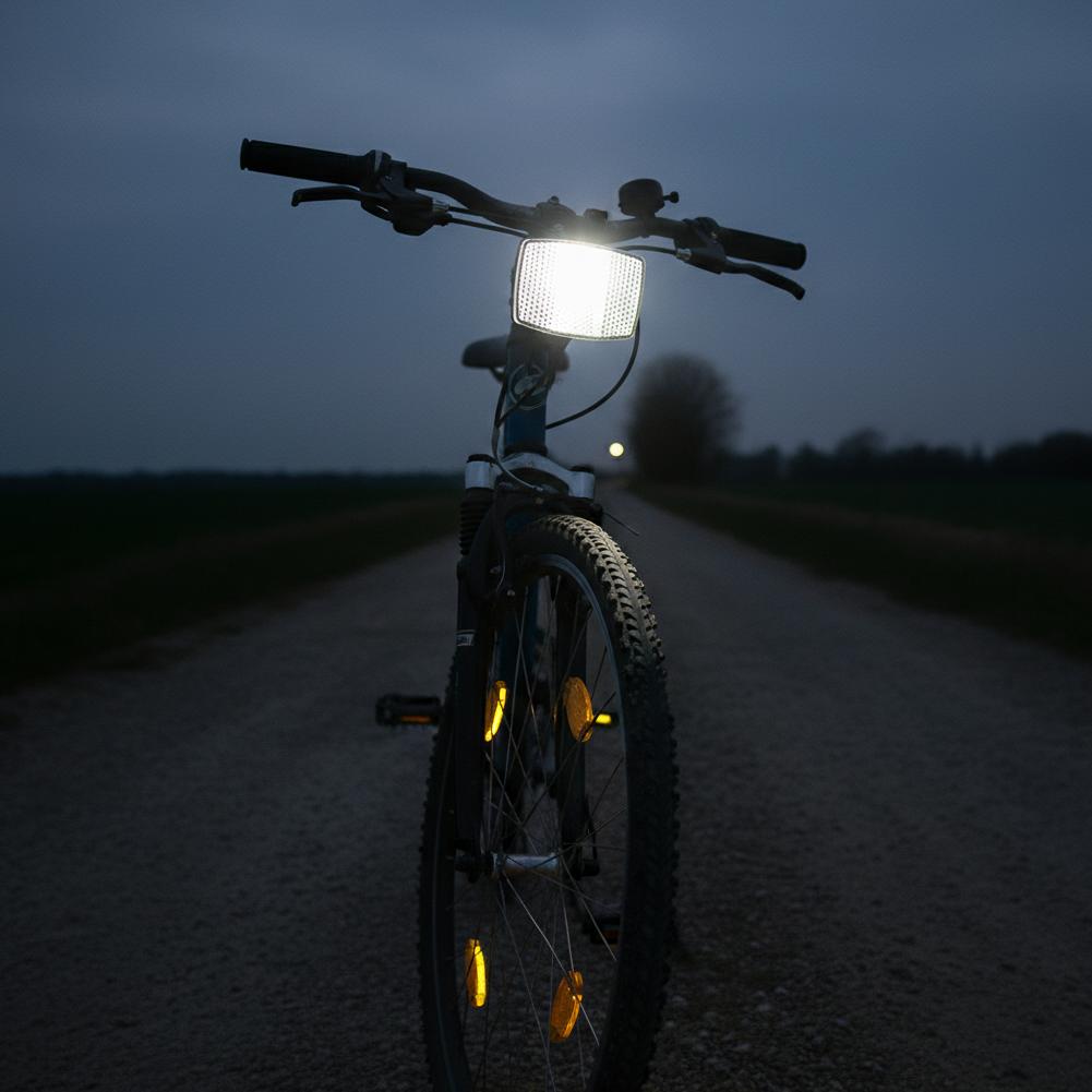 Bicycle Bike Handlebar Reflector Rear Front Bike Reflector Easy Tool-Free Installation Universal High-Brightness Honeycomb