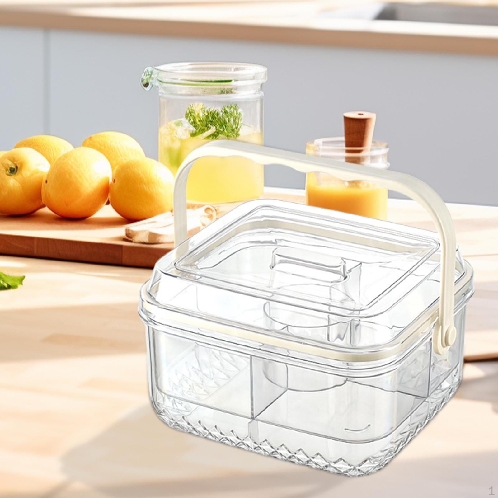 

Поднос для подачи охлажденных фруктов, сервировочное блюдо для приправ и закусок на пикник S