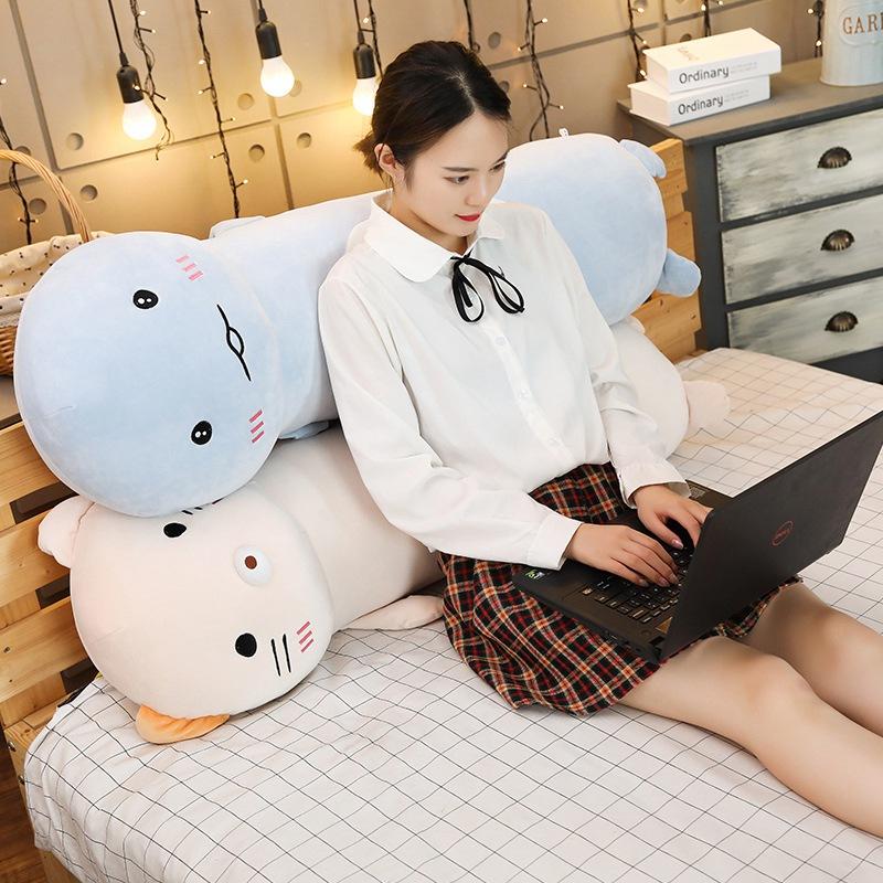 Japanese Animation Plush Pillow Toy  Bear&Cat&Dinosaur&Penguin Cartoon Stuffed Doll Lovers Valentine Gift