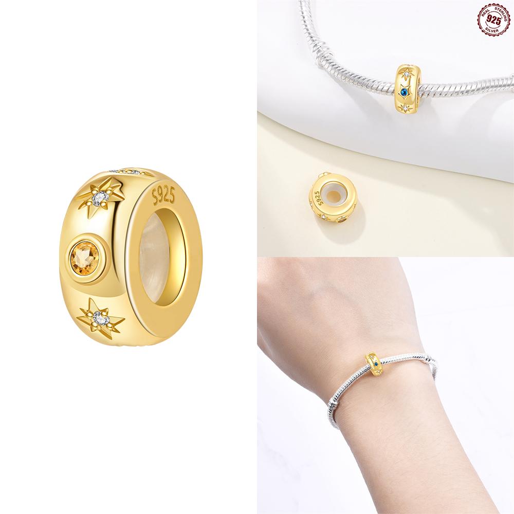 Exquisite Charm Gold Pearl Pendant Heart Love Beads Fit Copper Bracelet Jewelry Women Gift Diy Valentine'S Day Gift Necklace