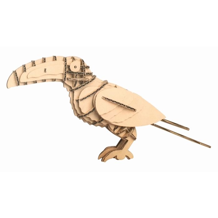 Trophée - Oiseau - Toucan - Carton - A assembler - CTOP