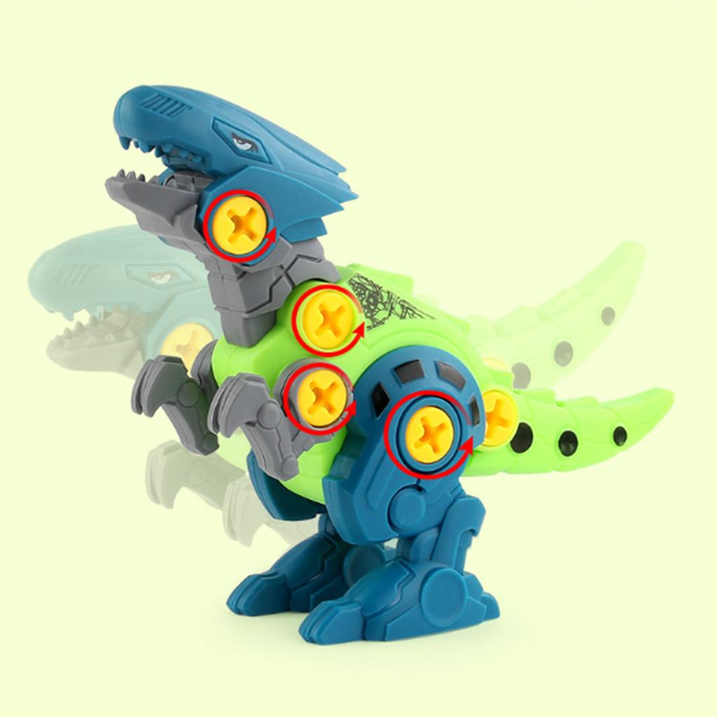 Kids Disassemble Dinosaur Set Flexible Improve Imagination Educational Dinosaur Blocks Toy