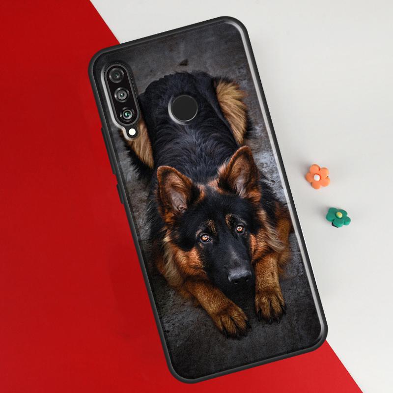 German Shepherd Dog Case For Honor 50 8X 9X 10i Cover For Huawei P30 P40 Lite P50 P20 Pro P Smart 2019 Nova 5T