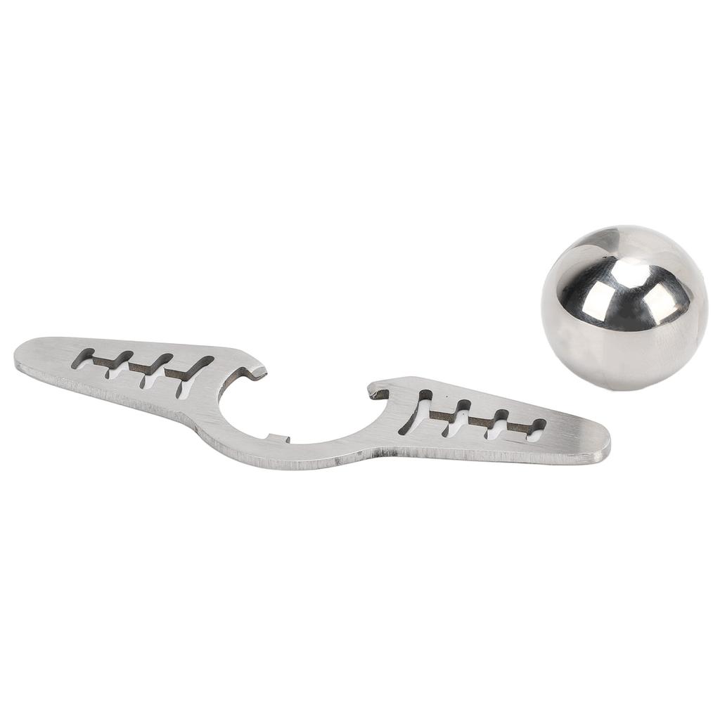 Kaffee-Kühlwerkzeug mit Ständer, wiederverwendbarer Edelstahl-Kühlball, Eiskugel-Werkzeug, Entsperren Sie Kaffee T