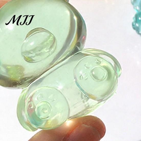 TPR Stressball 1/4 Stück Mini Klarer Bär Kneten Linderung Sitzend Sensorisch Fidget Angstlösend Zuckerball Konzentrationshilfe Dekompression Tier Quetschen