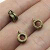 20pcs Hollow Carved Beads Bails For Jewelry Making Antique Silver Color Necklace Clasps For DIY Jewelry Findings Accessories