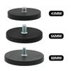 2pcs D43 D66 D88mm External Thread Magnetic Base M6/M8 Mount Clamp Bracket For Car LED Work Light Bar Holder For SUV Offroad