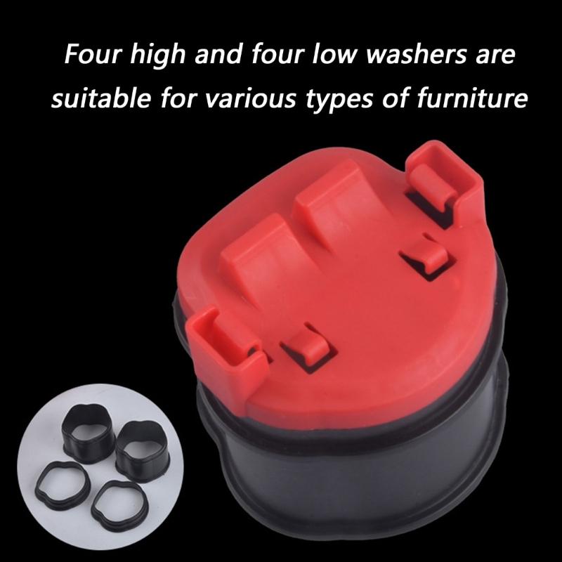 Pack of 14 Furniture Sliders with Rotating Casters and Floor Protectors Base for Scratch Release Item Moving at Homes or Office