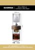 Gugrida Wasser Kaffee Cold Brew Kaffee Eiskaffee Handaufguss Eiskaffee-Aufgusskanne für handgefertigten Espresso-Dripper, Server, Kanne, Zubereiter, Kanne, (Holzring,