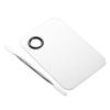 Stainless Steel Makeup Mixing Palette Nail Art Cosmetic Mixing Palette with Spatula for Makeup Artist