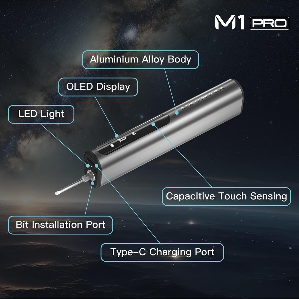 ARROWMAX Mini Electric Precision Electric Screwdriver with Magnetic Smart Motion Max 3 5 Torque Repair Tool Set for and Watches PRO 7.4V Screwdriver,