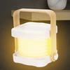Wood Handle Foldable Night Lights Creative Folding Lantern Light Reading Lamp  Reading