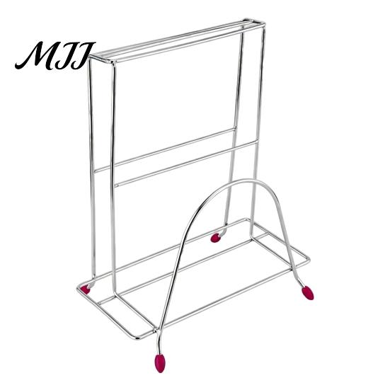 Space Saving Kitchen Tool Stand Stainless Steel Chopping Board Storage Rack And Knife Holder for Household Organization Tools Countertop, Vertical
