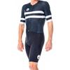 Tuta da Triathlon da Uomo Ciclismo Corsa Nuoto Pezzo Unico Attrezzatura Performance con Tessuto Traspirante Design di Sicurezza