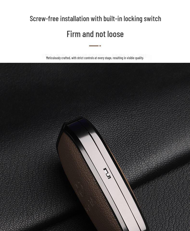 Skórzany Etui na Kluczyki do Toyota Camry, Highlander, Prado, Land Cruiser, Venza, RAV4 - 9. Gen