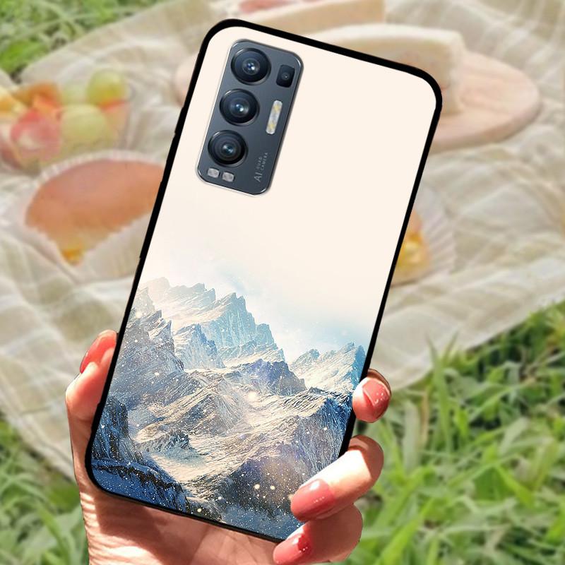 For OPPO Find X3 Neo Case Cover Silicone Soft Marble Black Bumper Funda Coque for Oppo Find X3 Lite Protective Capa FindX3 Neo