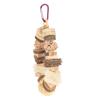Parrot Chewing Toys Funny Wooden Rattan Balls Loofah Cardboard Hanging Bird Chew Bite Toys for Cockatiel Lovebird Budgie