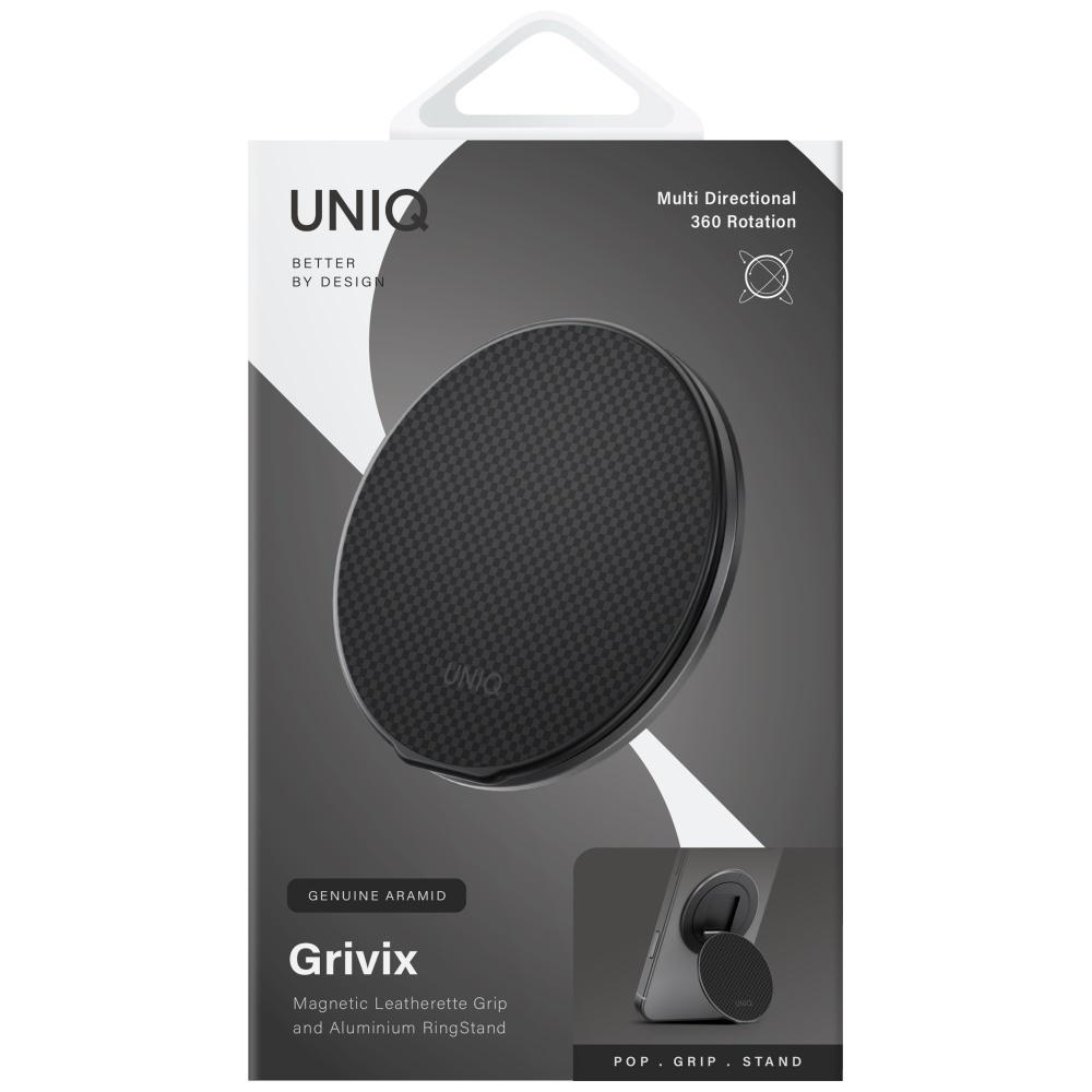UNIQ Grivix Premium 360 Mount&Grip Stand Magnetic Holder Black