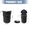 Spillproof Swing Lid Car Waste Bin Collapsible Design Sturdy Travel Waste Bin Spillproof for Vehicle Interior Storage