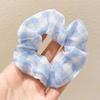Korean Style Spring/Summer Floral Intestine Hair Scrunchie for Women – Elegant Ponytail Tie and Mori Girl Accessory.