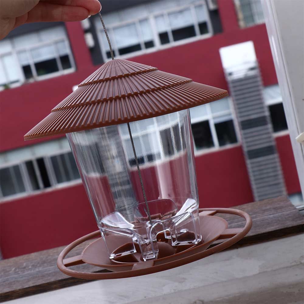 Hanging Waterproof Outdoor For Pet Flying Animal Feed Station Feeding Tool Food Container Bird Feeder Bird Supplies