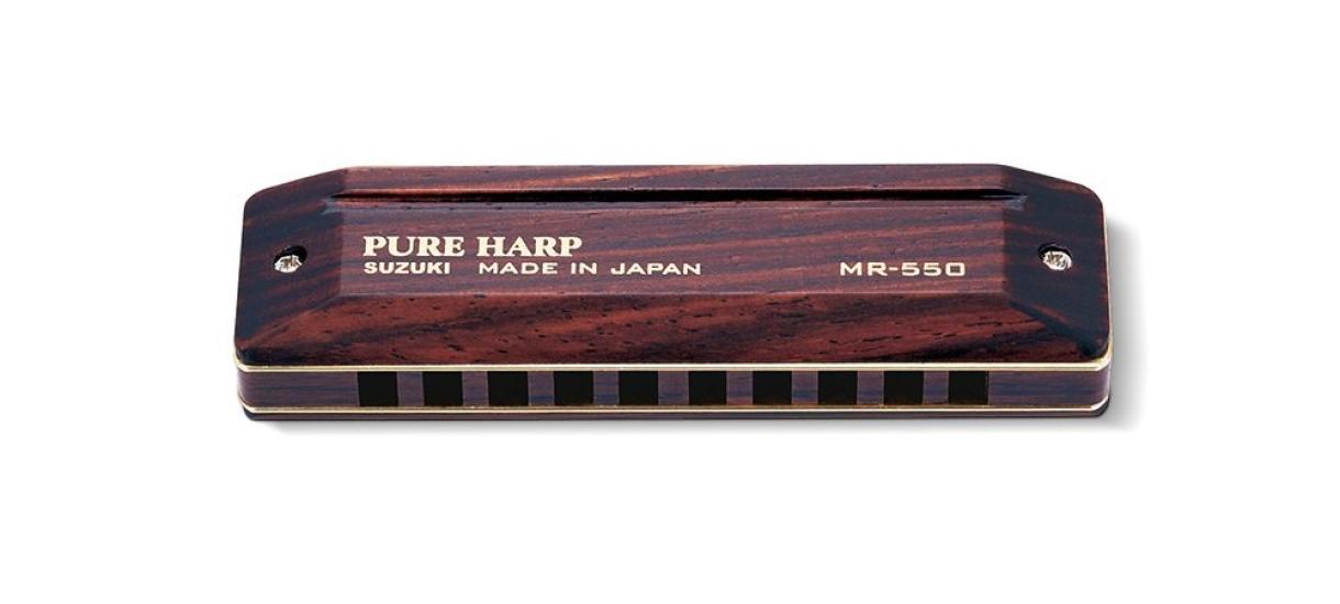 

SUZUKI 10-hole harmonica PURE HARP MR-550 B key