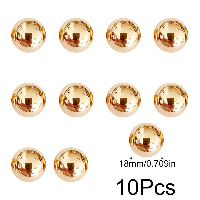 10Pcs 6/8/9/10/12/15/18/20mm DIY Gold Metal Button Nail Clothes/Bag/Shoes Round Head Screws Nail Bolt Mushroom Dome Strap Rivets