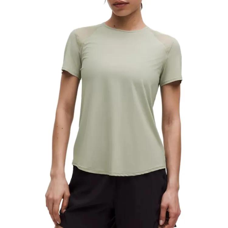 Lululemon Raglan Sleeve T Shirt Women's (Unisex) T-Shirts LW3JFUS | Pink Pearl