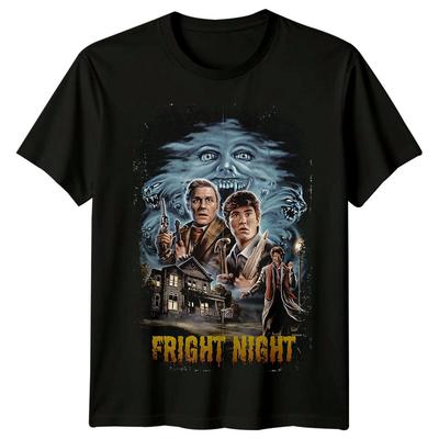 Fright Night (1985) Movie Poster Inspired T-Shirt Retro Classic Tee Unisex