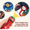 Christmas Cartoon Projection Flashlight Creative Children Flashlight Toy Projector Baby Toys Bedtime Story Book Toy3-10 Cards