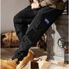 Pánské cargo kalhoty JAYSCE Multiple Pocket Winter Fleece Teplé vojenské kalhoty Pánské Outdoorové taktické kalhoty pro muže Cargo Y2k Kalhoty