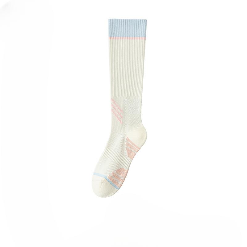 Female Spring and Autumn 10A Anti Odor Non Slip Yoga Fitness Running Towel Bottom Boneless Sports Calf Socks