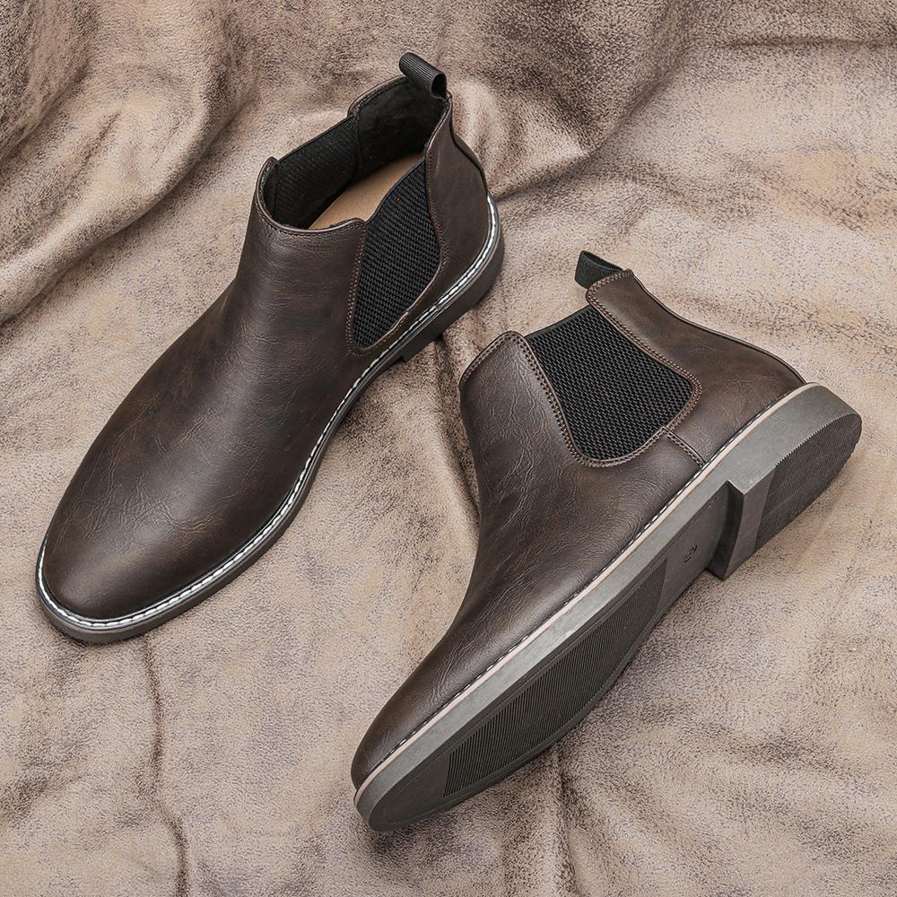 Men Boots Brand Retro Comfortable Casual Fashion 2026 Chelsea Boots