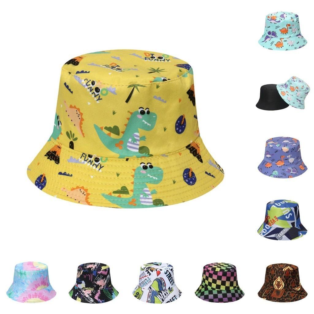 Cute Dinosaur Fisherman Hat For Women Anti-uv Sun Protection Bucket Hat