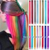 Seamless Long Straight Color Clip-in Highlight Hair Extensions