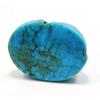 34.45 Ct NATURAL Blue Turquoise Oval Cut CERTIFIED Loose Gemstone for Collection