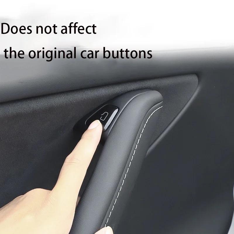 For Tesla Model 3 Model Y 2017-2023 11pcs Car Window Switch Button Decoration Sticker Door Button Sticker Interior Accessories