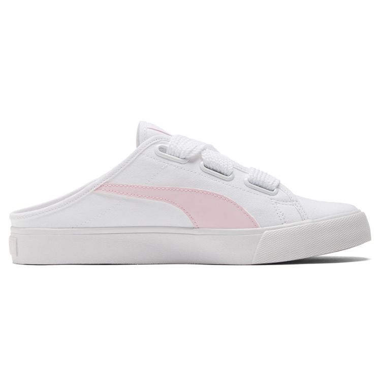 Puma Bari Series Mule Ribbon Low-Top Sneakers Women sneakers White Pink 382331-04