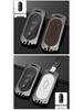 Huawei AITO M5/M7 2023 Leather Key Case: Advanced Metal Protective Shell with Buckle for Men and Women
