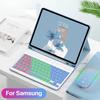 Cover for Samsung Galaxy Tab S6 Lite 10.4 S7 S8 S9 11 S7 FE S8 S9 Plus 12.4 with Backlight Keyboard Mouse Case for Samsung Funda