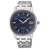 Presage Series 100m Waterproof Automatic/manual Mechanical Movement Steel Strap Same Style for Men and Women Blue Dial SRPF25J1